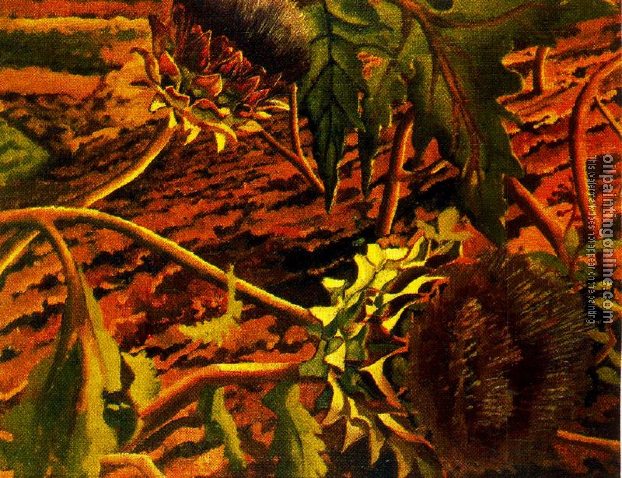 Stanley Spencer - Flowering Artichokes